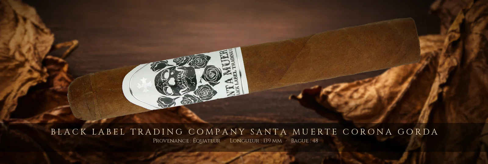 Black Label Trading Company Santa Muerte Corona Gorda — Black Label Trading Company — Équateur