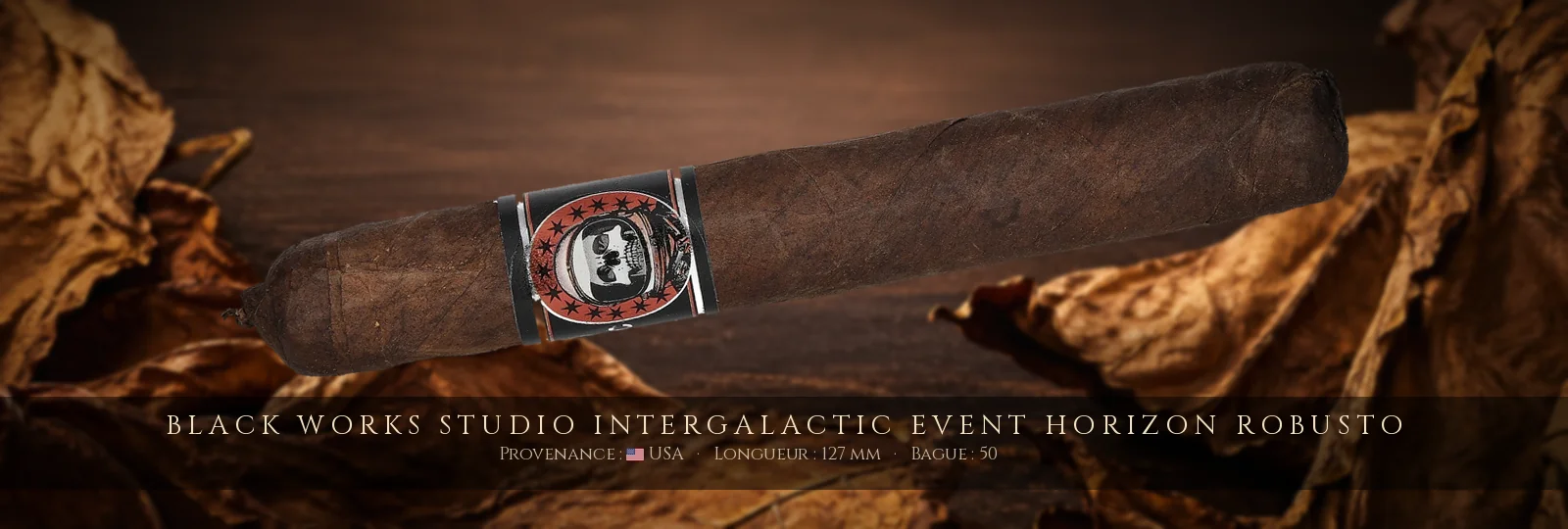 Black Works Studio Intergalactic Event Horizon Robusto — Black Works Studio — USA
