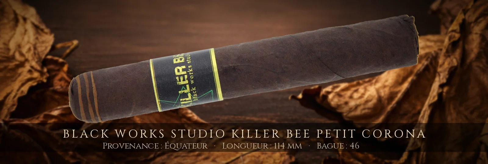 Black Works Studio Killer Bee Petit Corona — Black Works Studio — Équateur, Mozambique