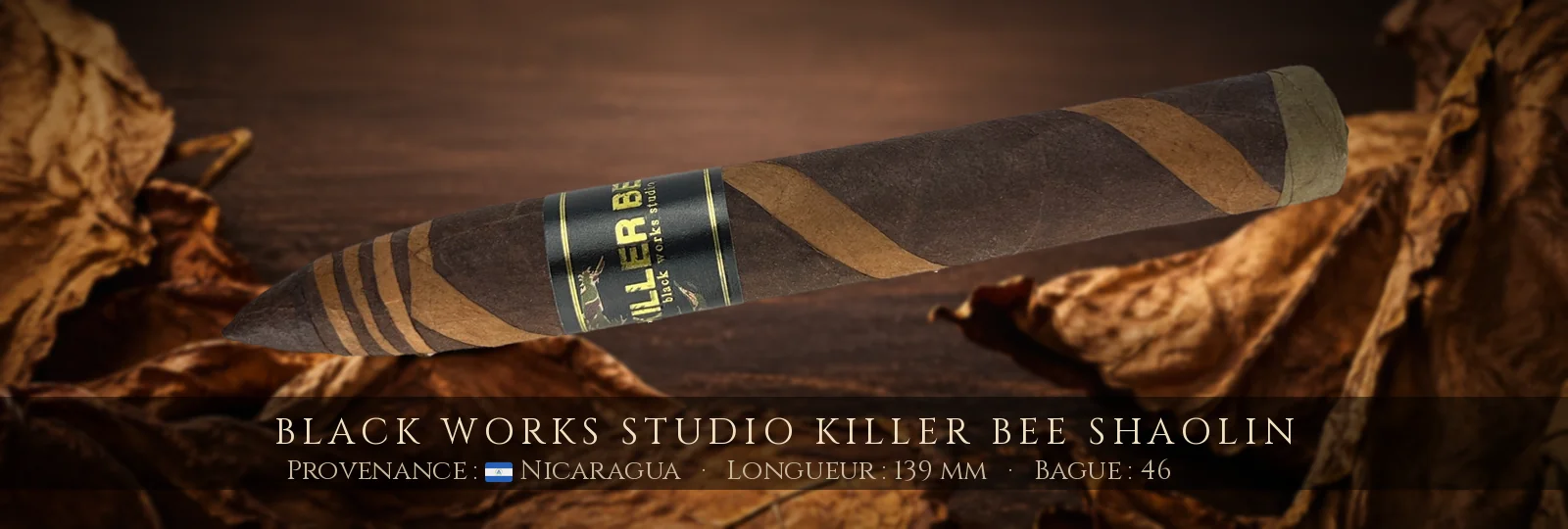 Black Works Studio Killer Bee Shaolin — Black Works Studio — Nicaragua