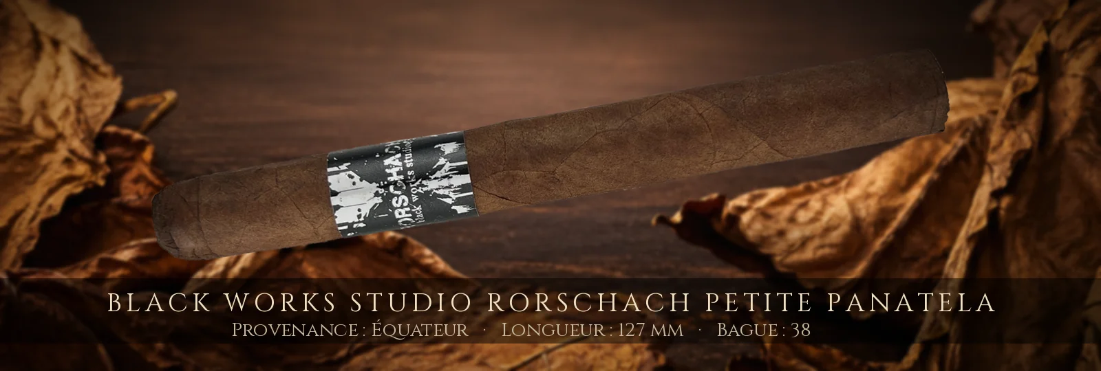 Black Works Studio Rorschach Petite Panatela — Black Works Studio — Équateur