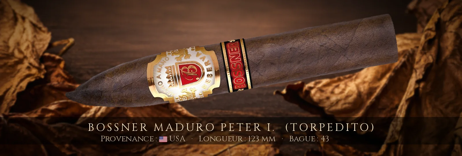 Bossner Maduro Peter I.  (Torpedito) — Bossner — USA