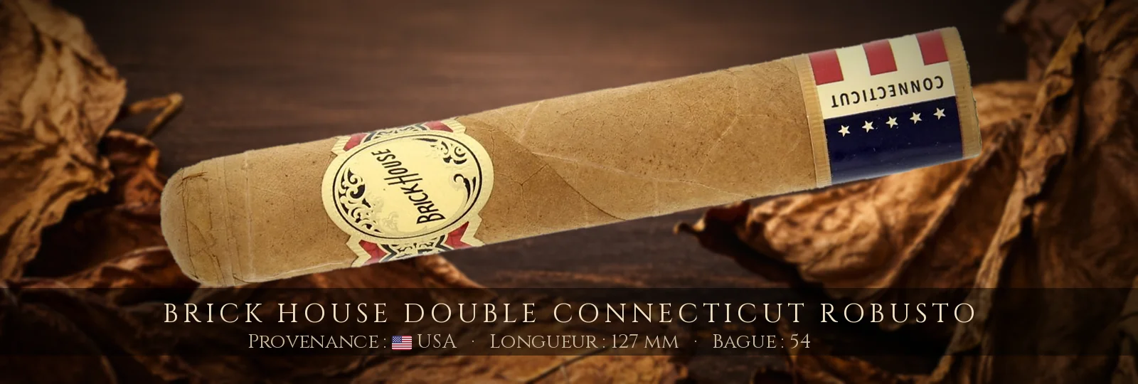 Brick House Double Connecticut Robusto — Brick House — USA