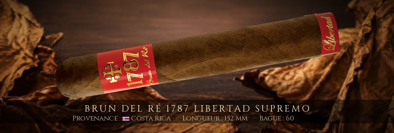 Brun del Ré 1787 Libertad Supremo — Brun del Ré — Costa Rica