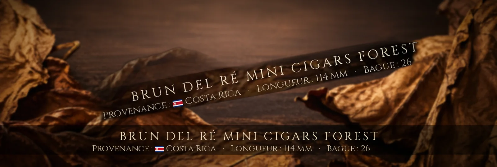 Brun del Ré Mini Cigars Forest — Brun del Ré — Costa Rica