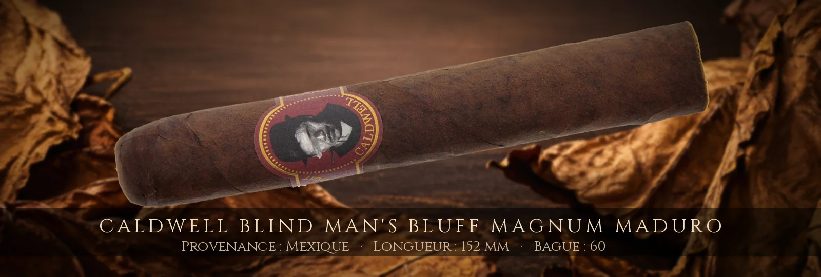 Caldwell Blind Man's Bluff Magnum Maduro — Caldwell — Mexique
