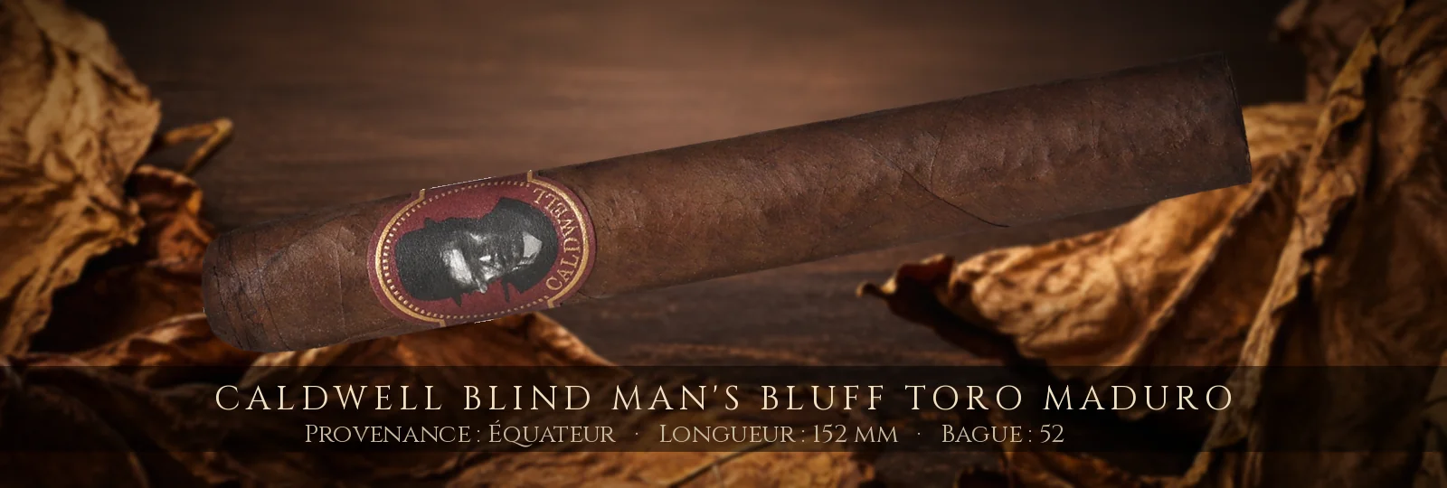 Caldwell Blind Man's Bluff Toro Maduro — Caldwell — Équateur