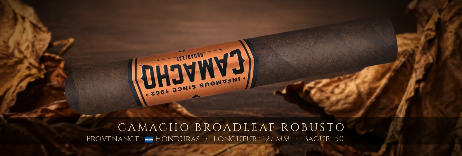 Camacho Broadleaf Robusto — Camacho — Honduras
