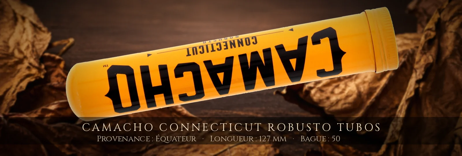 Camacho Connecticut Robusto TUBOS — Camacho — Équateur