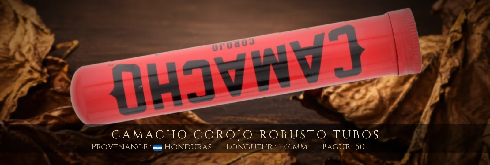 Camacho Corojo Robusto Tubos — Camacho — Honduras