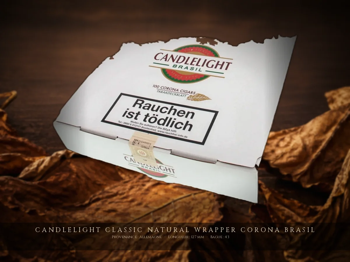 Candlelight Classic Natural Wrapper Corona Brasil — Candlelight — Allemagne