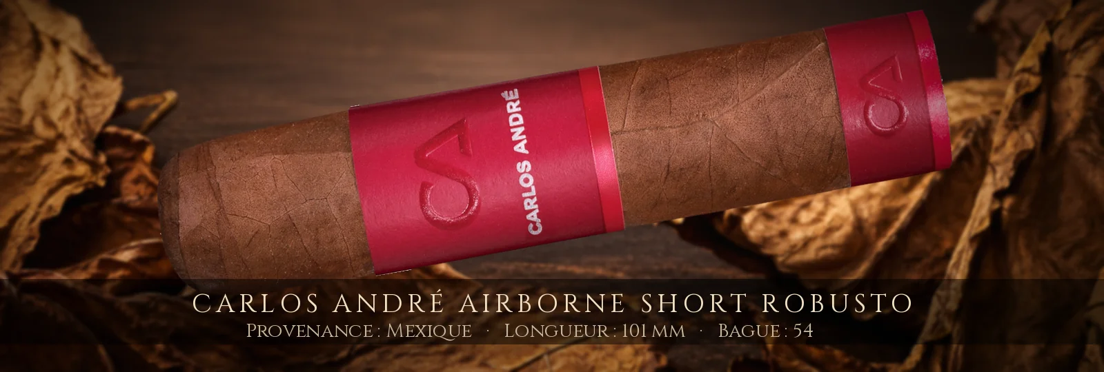 Carlos André Airborne Short Robusto — Carlos André — Mexique