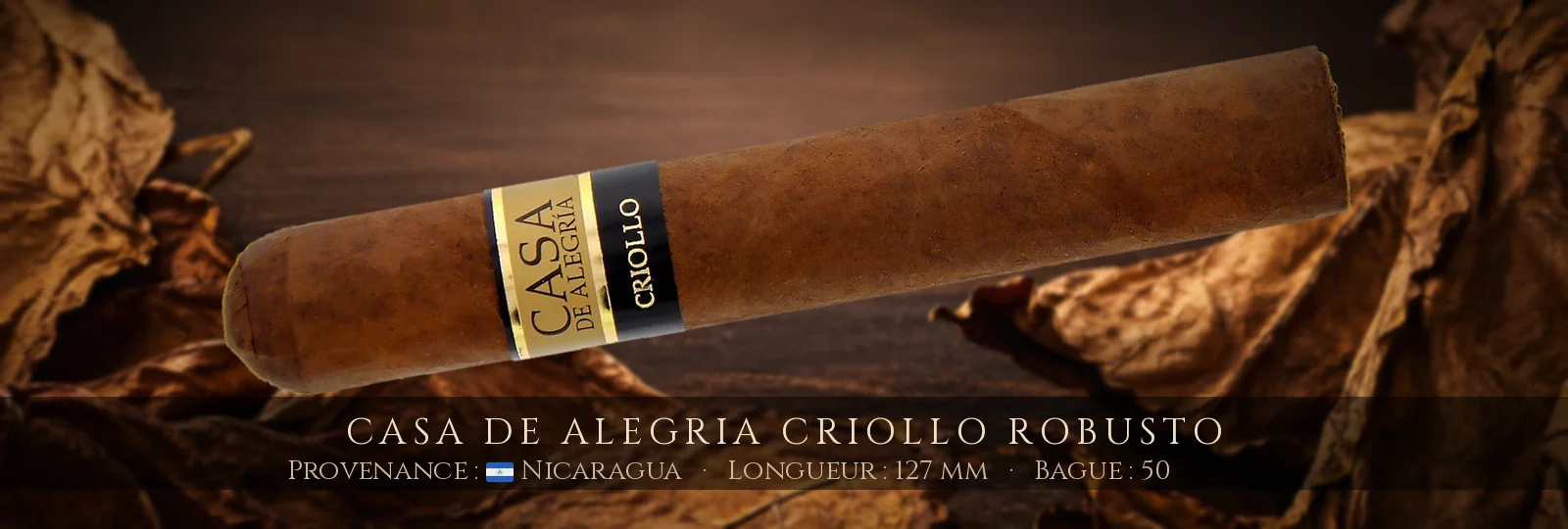 Casa de Alegria Criollo Robusto — Casa de Alegria — Nicaragua