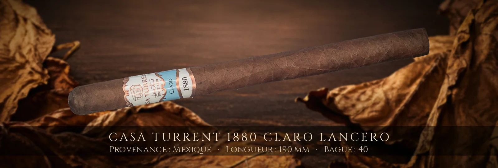 Casa Turrent 1880 Claro Lancero — Casa Turrent — Mexique