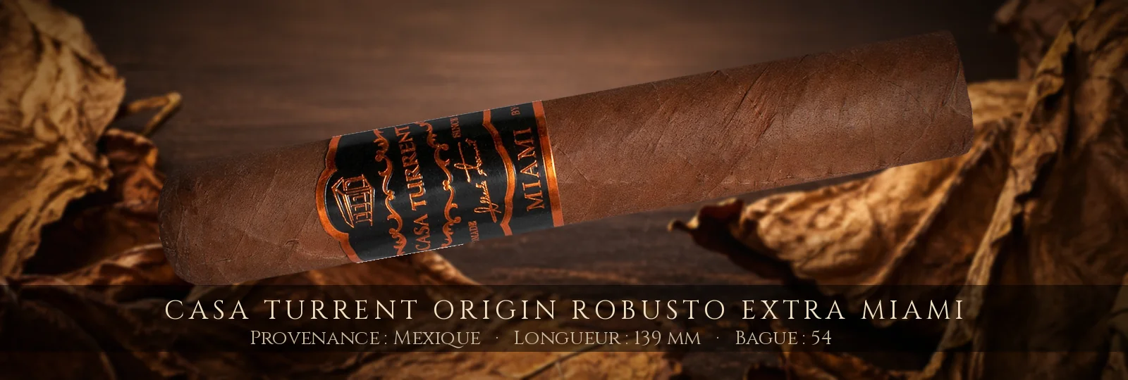 Casa Turrent Origin Robusto Extra Miami — Casa Turrent — Mexique
