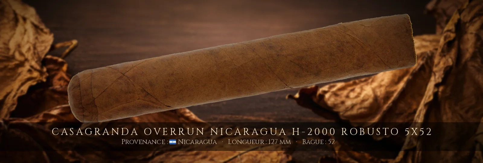 Casagranda Overrun Nicaragua H-2000 Robusto 5x52 — Casagranda — Nicaragua