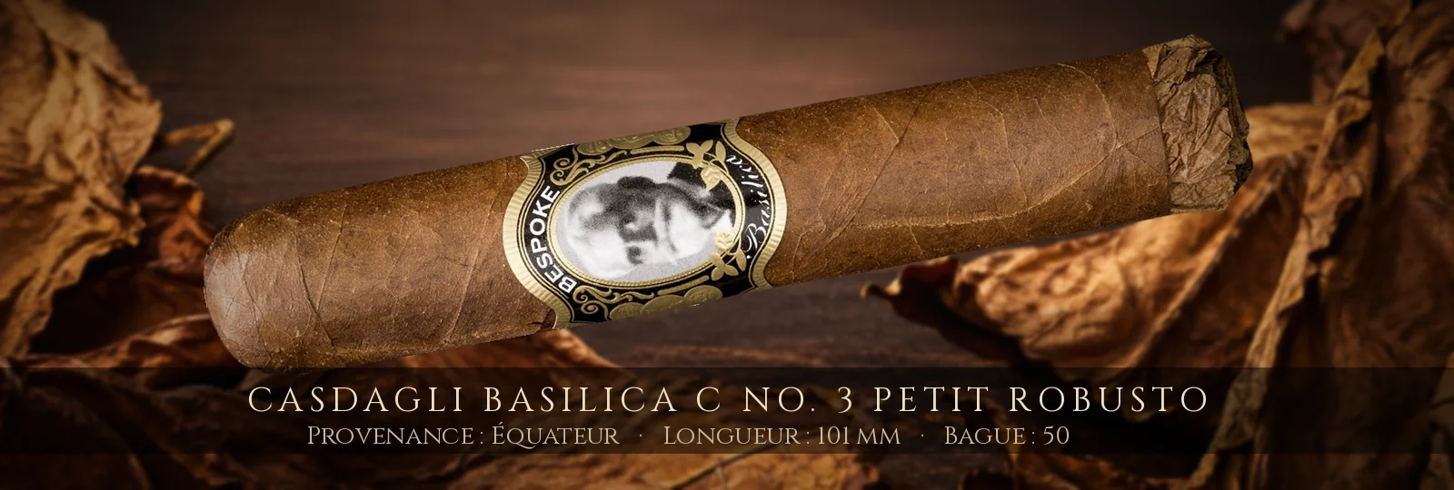 Casdagli Basilica C No. 3 Petit Robusto — Casdagli — Équateur