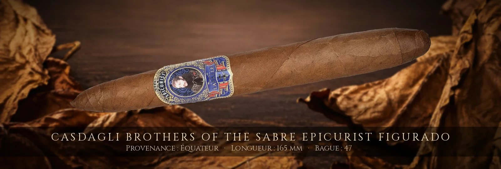 Casdagli Brothers of the Sabre Epicurist Figurado — Casdagli — Équateur