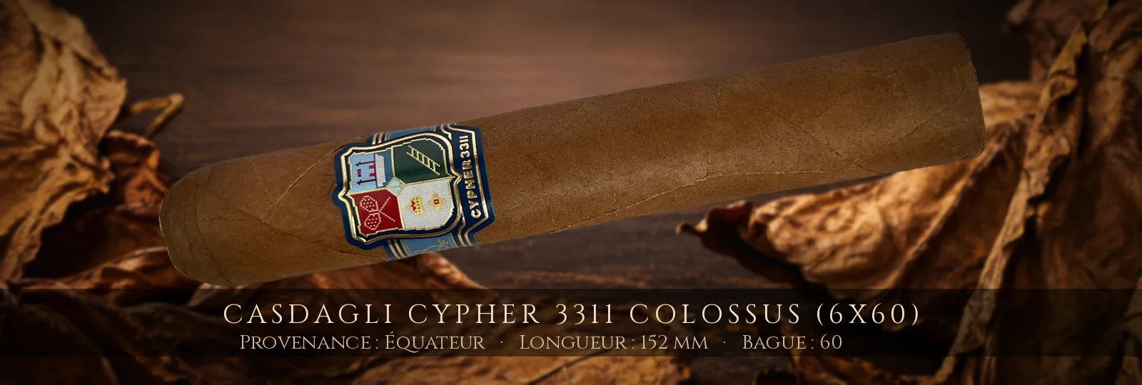 Casdagli Cypher 3311 Colossus (6x60) — Casdagli — Équateur