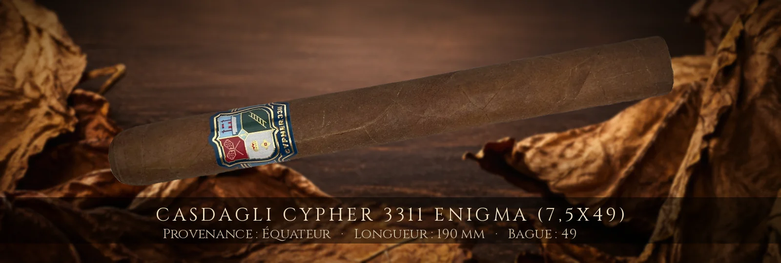 Casdagli Cypher 3311 Enigma (7,5x49) — Casdagli — Équateur