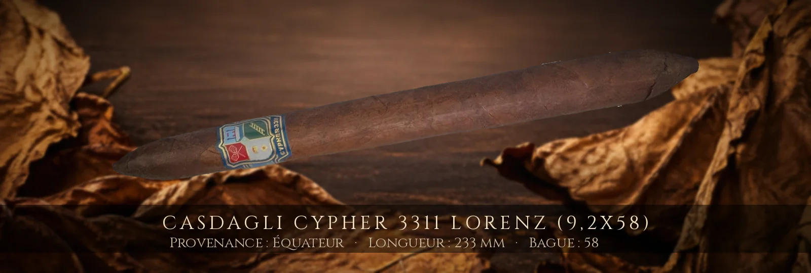 Casdagli Cypher 3311 Lorenz (9,2x58) — Casdagli — Équateur