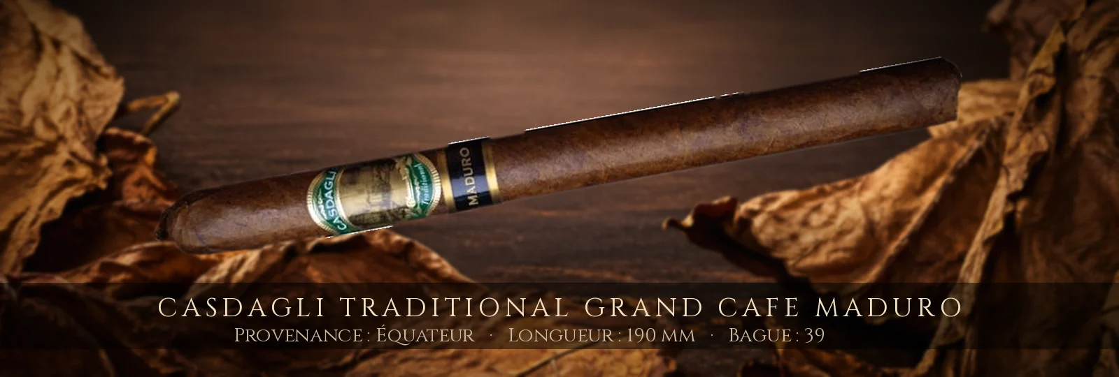 Casdagli Traditional Grand Cafe Maduro — Casdagli — Équateur