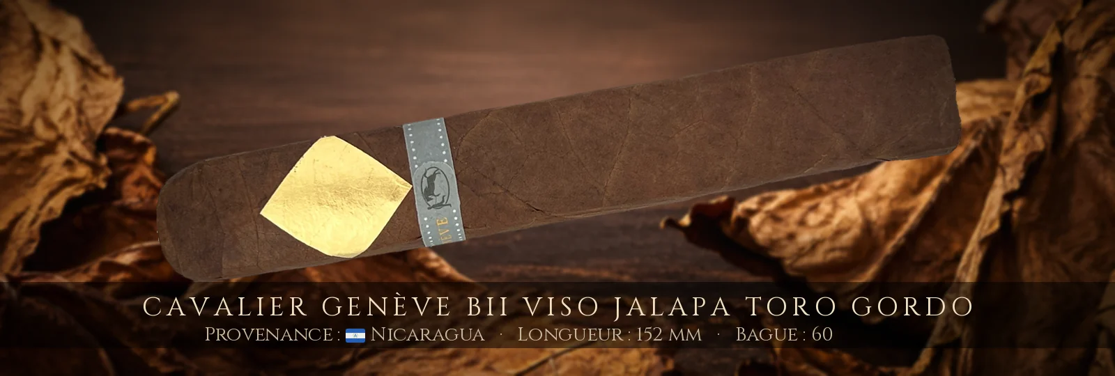 Cavalier Genève BII Viso Jalapa Toro Gordo — Cavalier Genève — Nicaragua