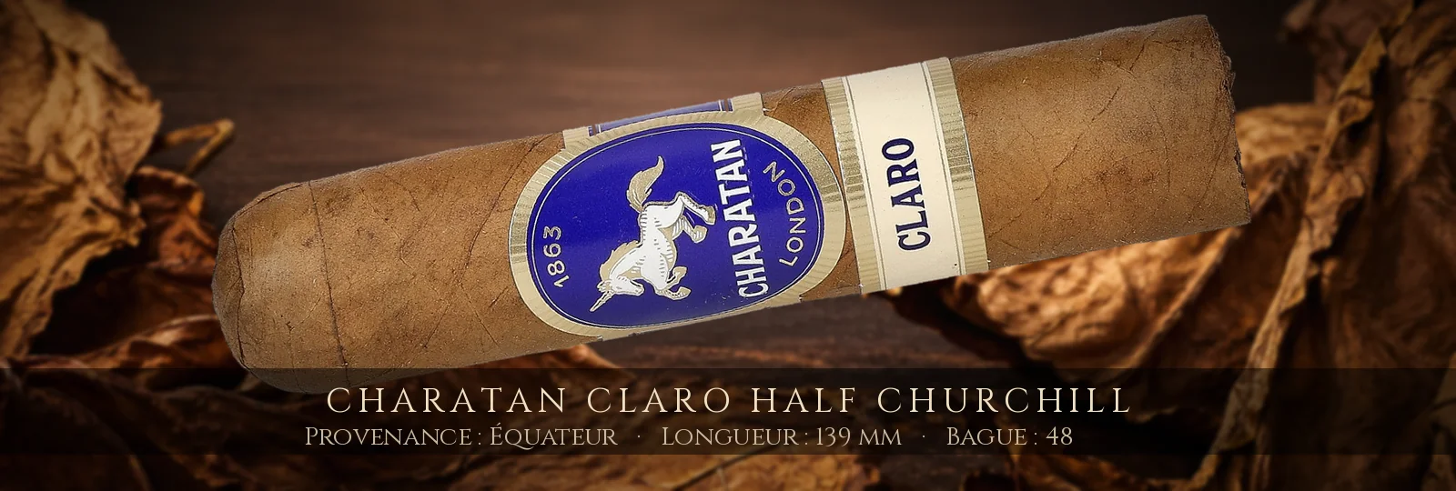 Charatan Claro Half Churchill — Charatan — Équateur