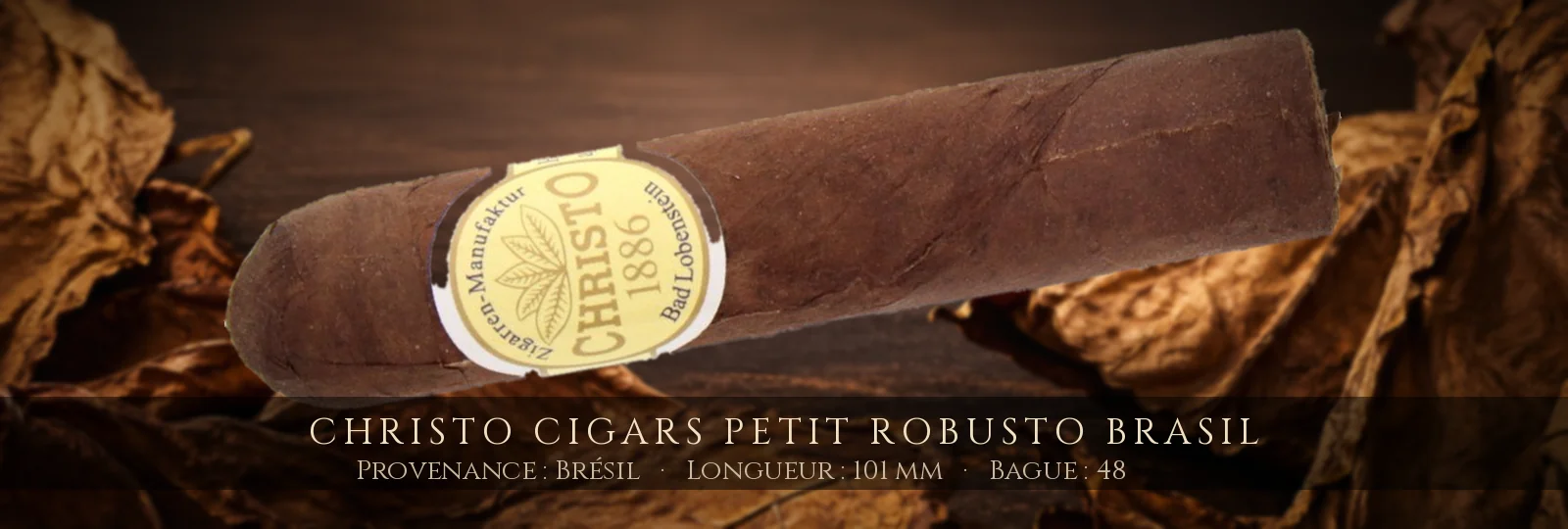 Christo Cigars Petit Robusto Brasil — Christo — Brésil