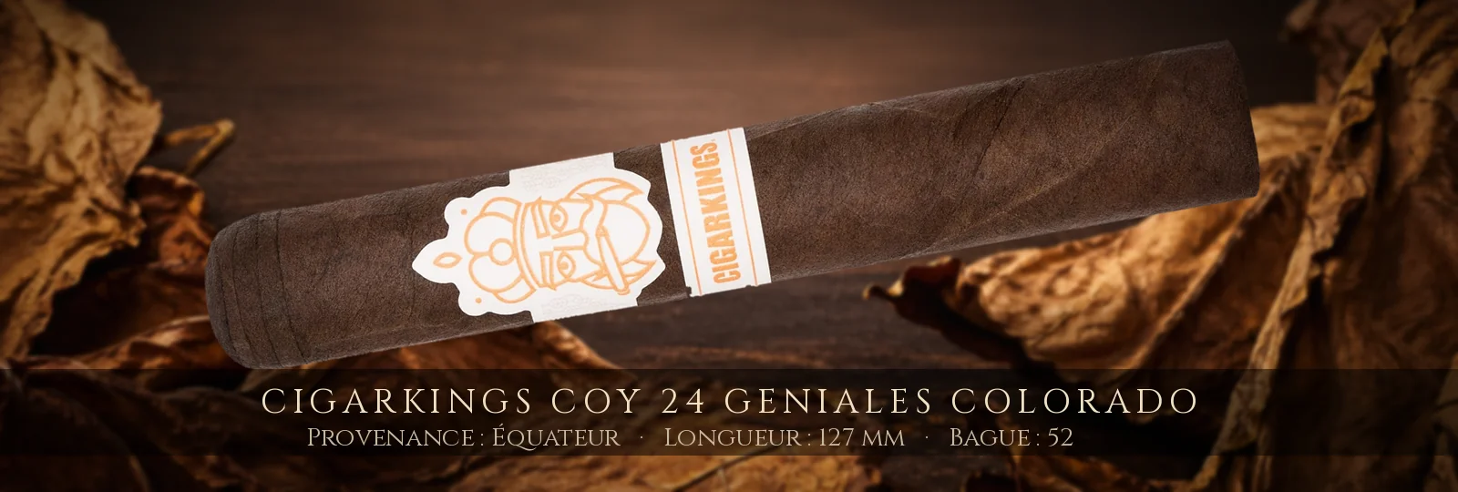 Cigarkings COY 24 Geniales Colorado — Cigarkings — Équateur