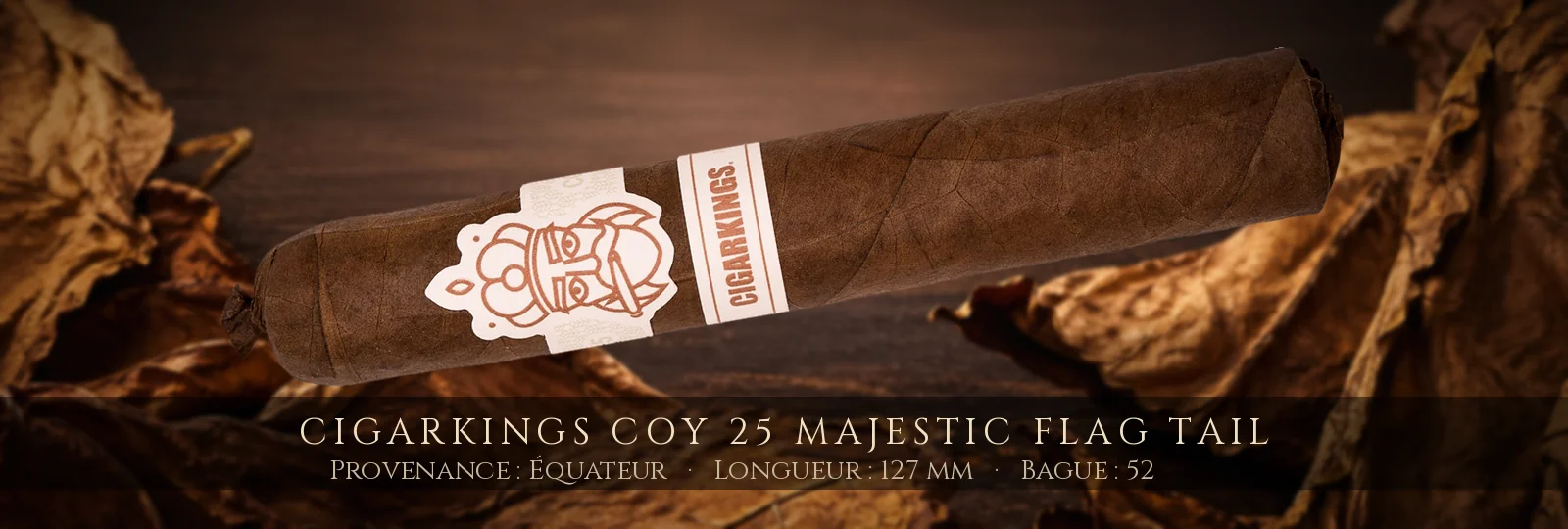 Cigarkings COY 25 Majestic Flag Tail — Cigarkings — Équateur