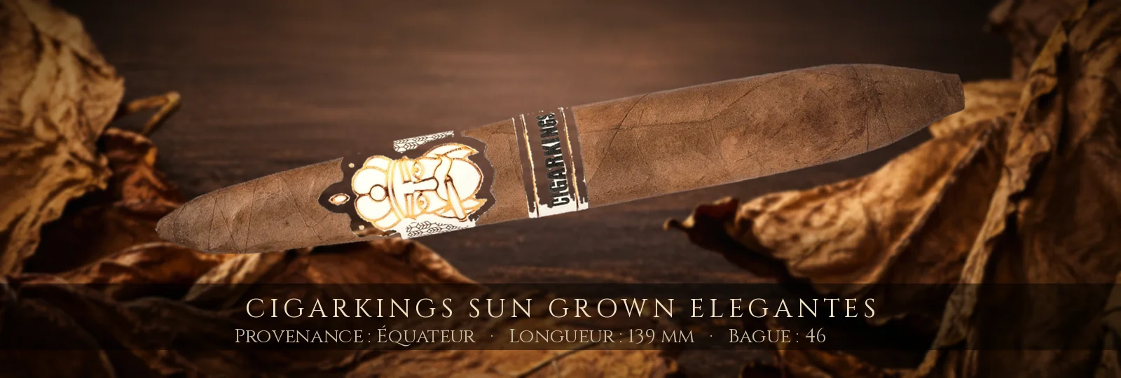 Cigarkings Sun Grown Elegantes — Cigarkings — Équateur