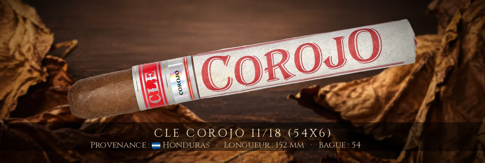 CLE Corojo 11/18 (54x6) — CLE — Honduras