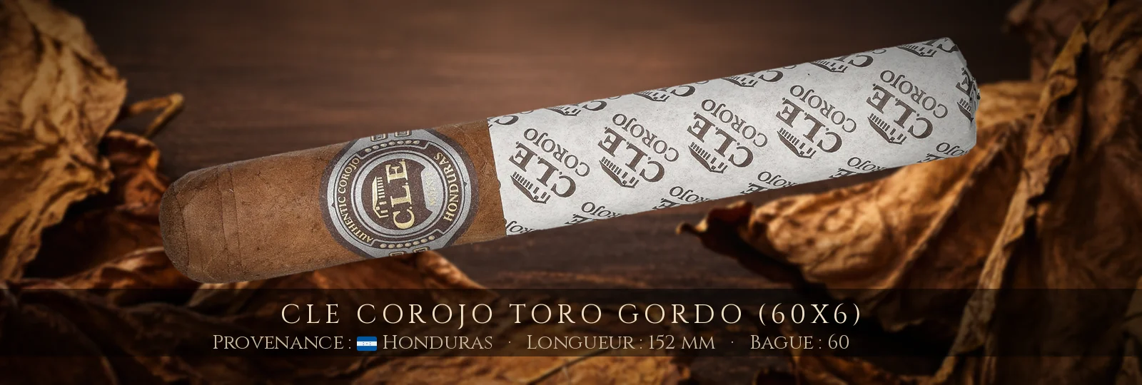 CLE Corojo Toro Gordo (60x6) — CLE — Honduras