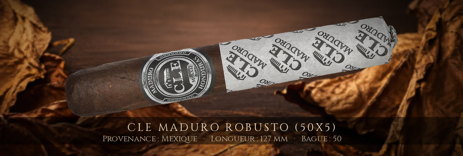 CLE Maduro Robusto (50x5) — CLE — Mexique