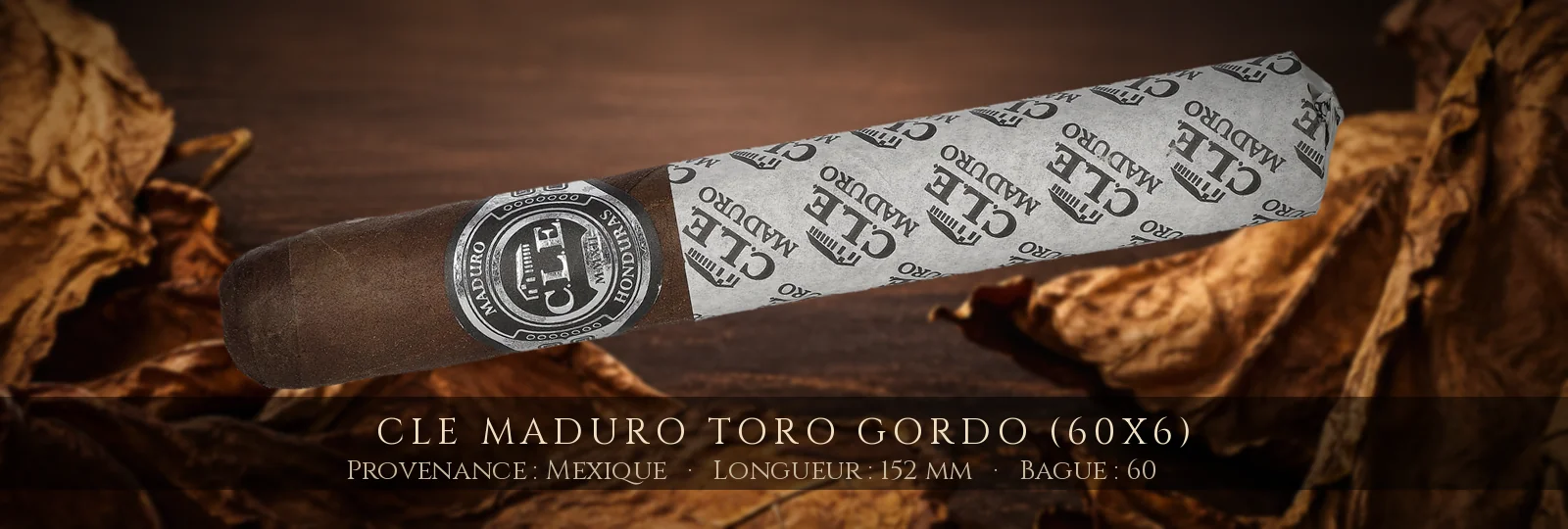 CLE Maduro Toro Gordo (60x6) — CLE — Mexique
