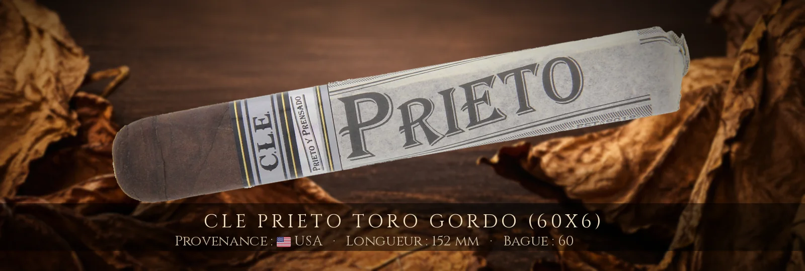 CLE Prieto Toro Gordo (60x6) — CLE — USA