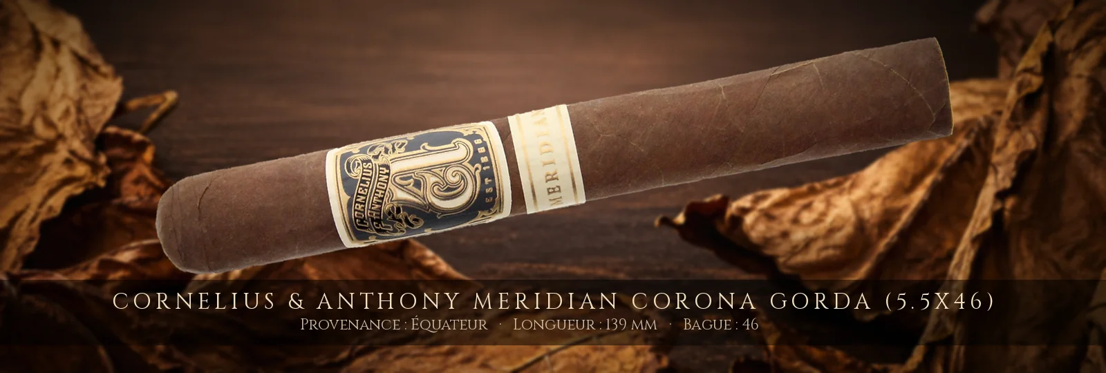 Cornelius & Anthony Meridian Corona Gorda (5.5x46) — Cornelius & Anthony — Équateur