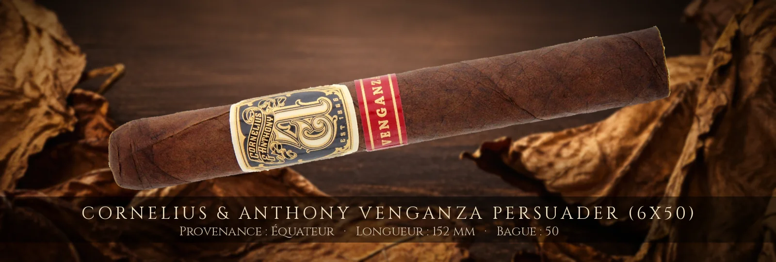 Cornelius & Anthony Venganza Persuader (6x50) — Cornelius & Anthony — Équateur