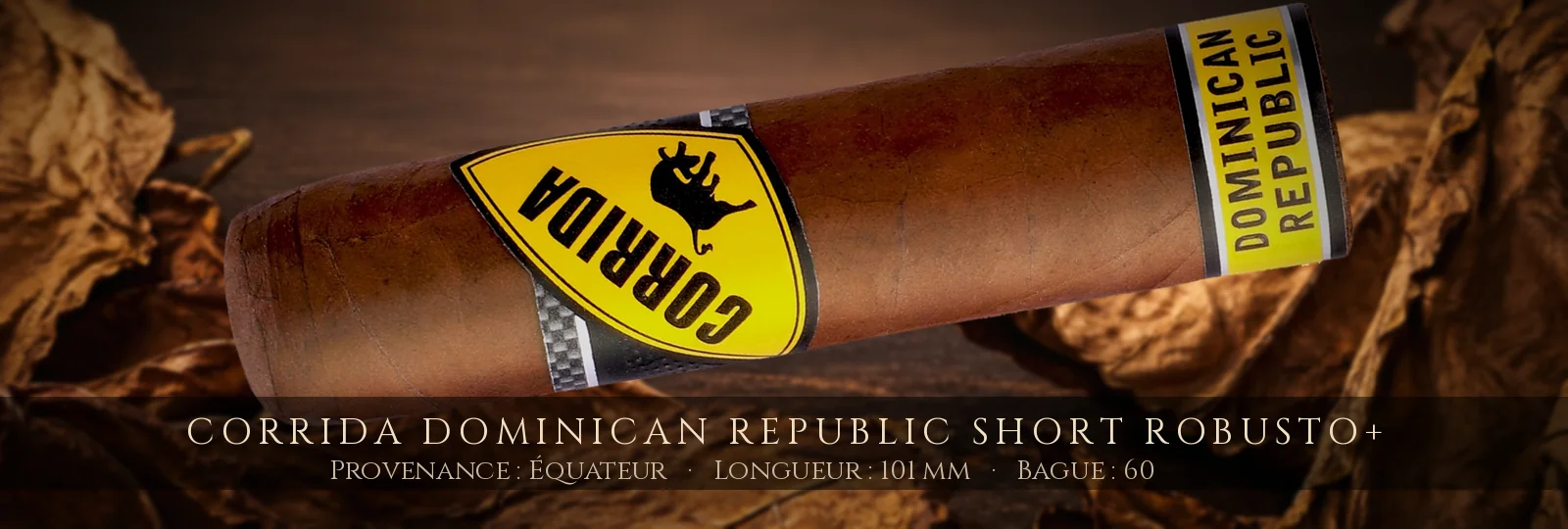 Corrida Dominican Republic Short Robusto+ — Corrida — Équateur