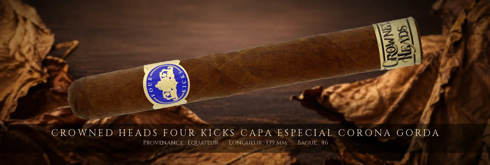 Crowned Heads Four Kicks Capa Especial Corona Gorda — Crowned Heads — Équateur
