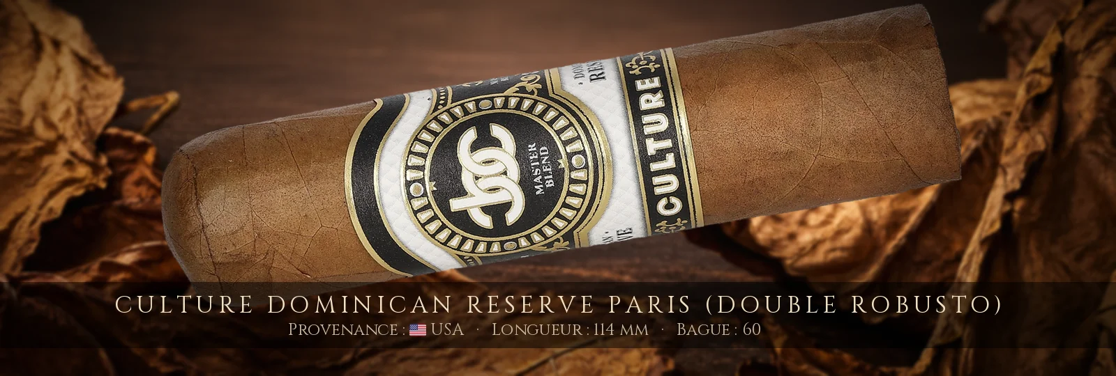 Culture Dominican Reserve Paris (Double Robusto) — Culture — USA