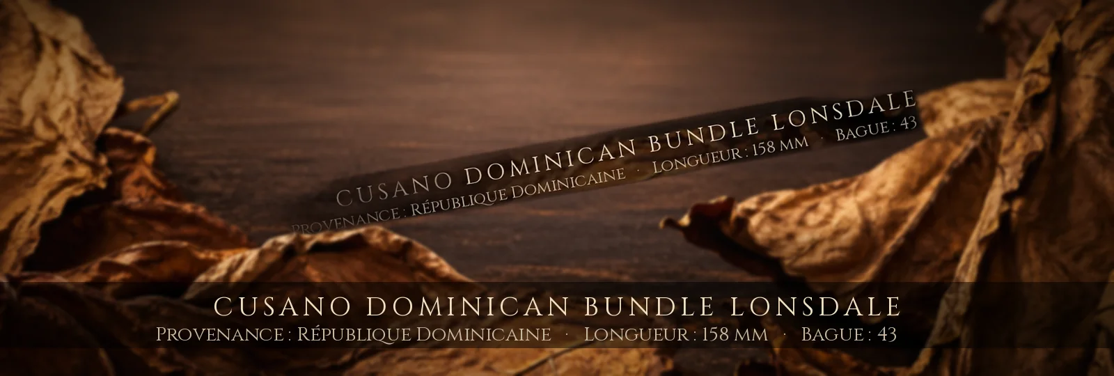 Cusano Dominican Bundle Lonsdale — Cusano — République Dominicaine