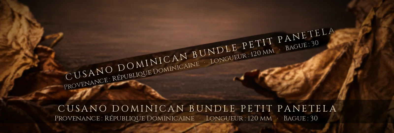 Cusano Dominican Bundle Petit Panetela — Cusano — République Dominicaine