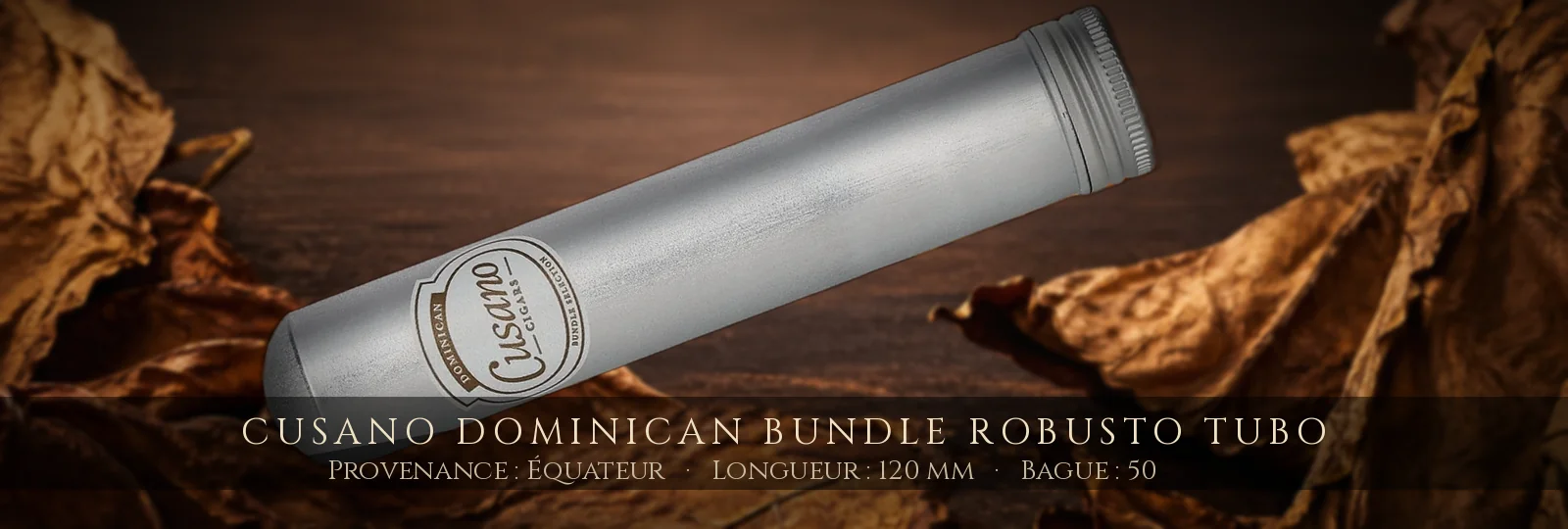 Cusano Dominican Bundle Robusto Tubo — Cusano — Équateur