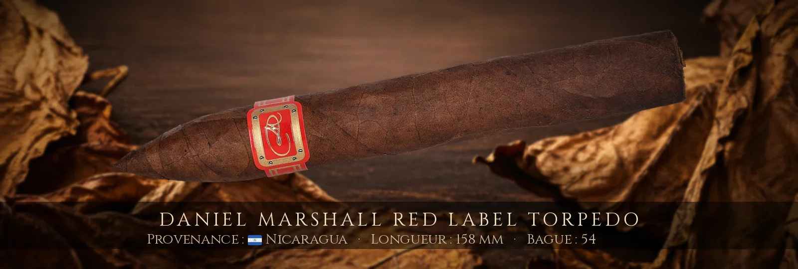 Daniel Marshall Red Label Torpedo — Daniel Marshall — Nicaragua