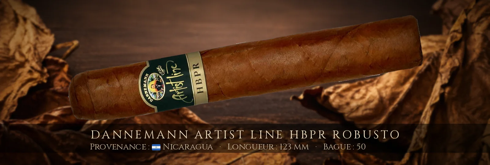 Dannemann Artist Line HBPR Robusto — Dannemann — Nicaragua