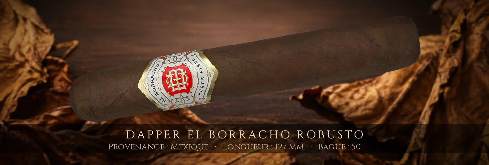 Dapper El Borracho Robusto — Dapper — Mexique