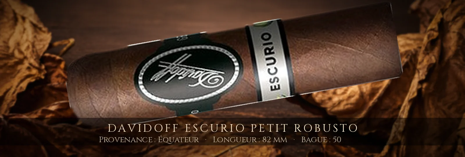 Davidoff Escurio Petit Robusto — Davidoff — Équateur