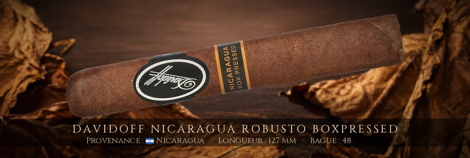 Davidoff Nicaragua Robusto Boxpressed — Davidoff — Nicaragua